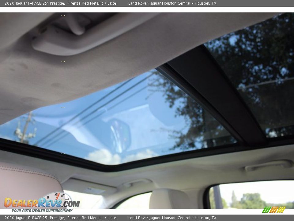2020 Jaguar F-PACE 25t Prestige Firenze Red Metallic / Latte Photo #31