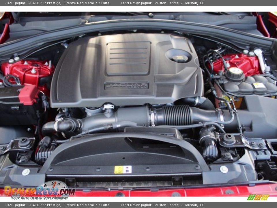 2020 Jaguar F-PACE 25t Prestige Firenze Red Metallic / Latte Photo #32