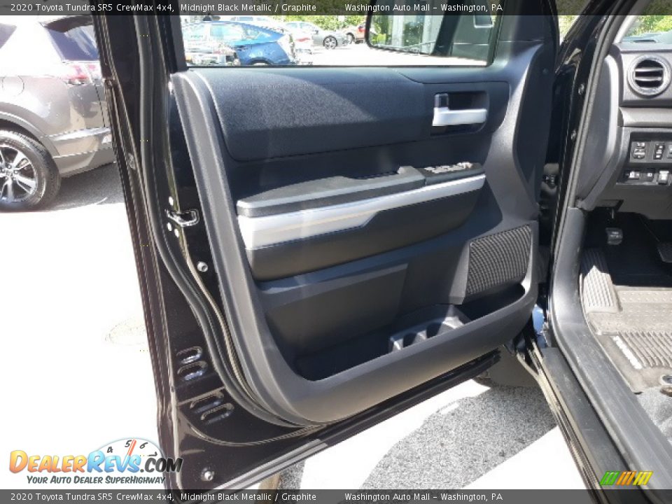2020 Toyota Tundra SR5 CrewMax 4x4 Midnight Black Metallic / Graphite Photo #23