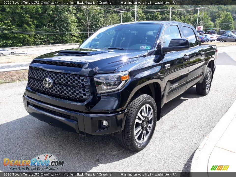 2020 Toyota Tundra SR5 CrewMax 4x4 Midnight Black Metallic / Graphite Photo #28