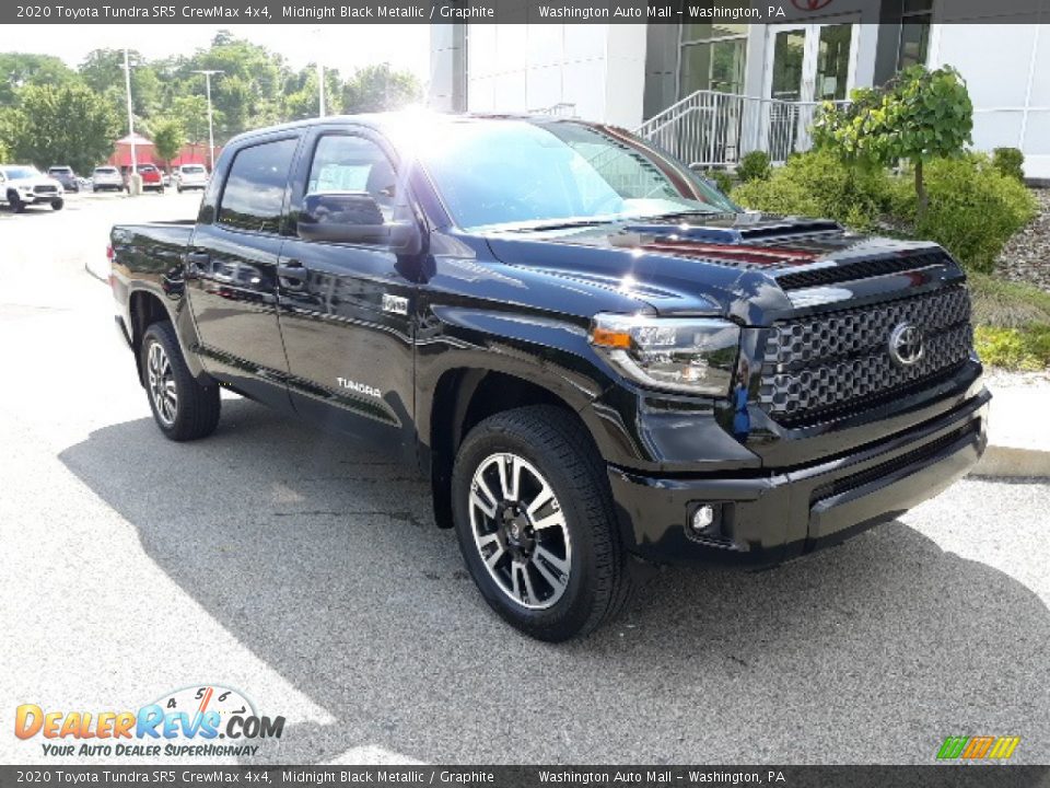 2020 Toyota Tundra SR5 CrewMax 4x4 Midnight Black Metallic / Graphite Photo #30