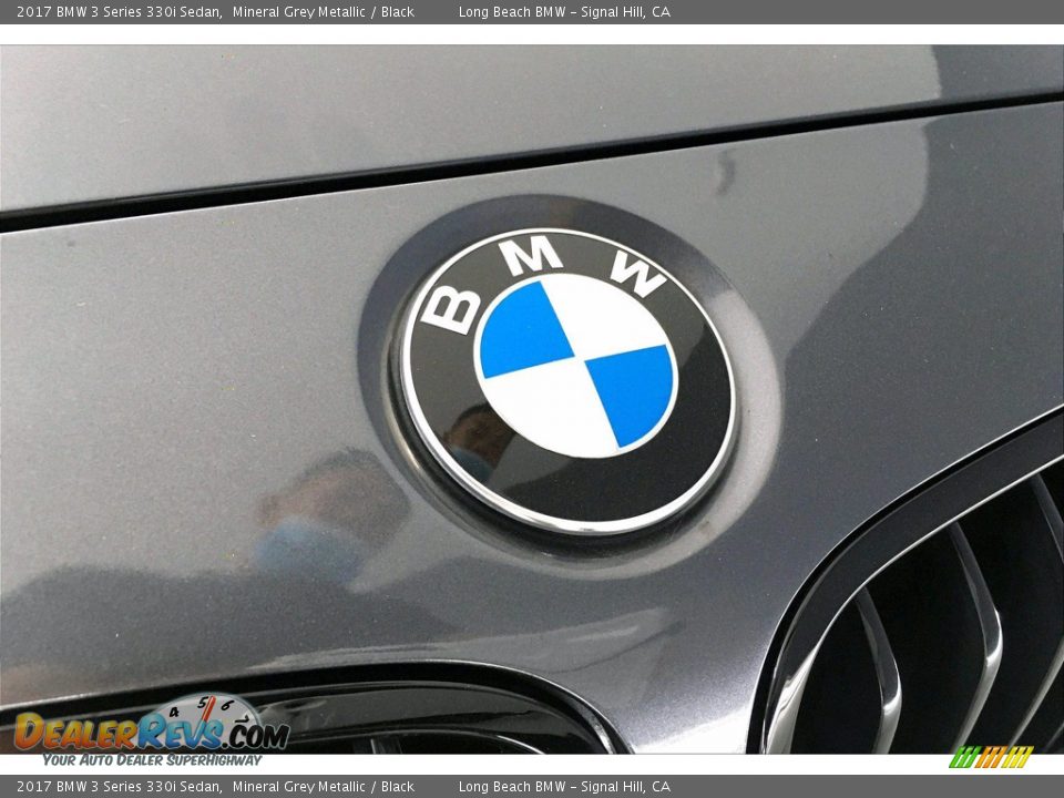 2017 BMW 3 Series 330i Sedan Mineral Grey Metallic / Black Photo #32