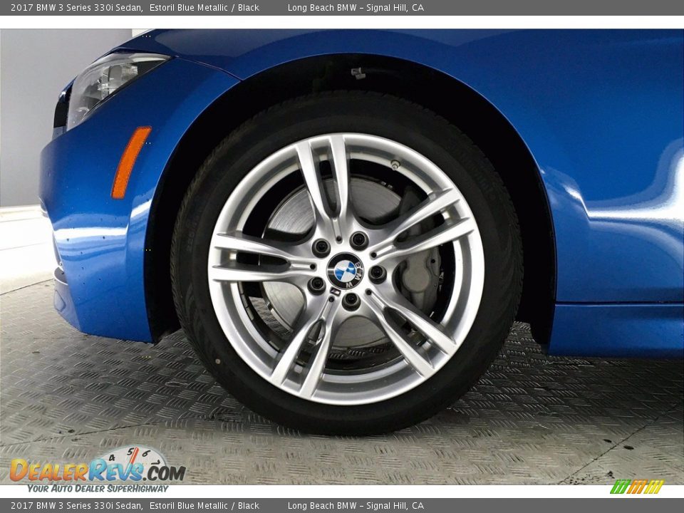 2017 BMW 3 Series 330i Sedan Estoril Blue Metallic / Black Photo #8