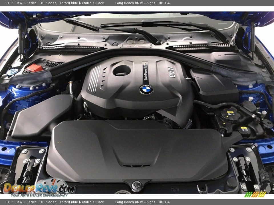 2017 BMW 3 Series 330i Sedan Estoril Blue Metallic / Black Photo #9