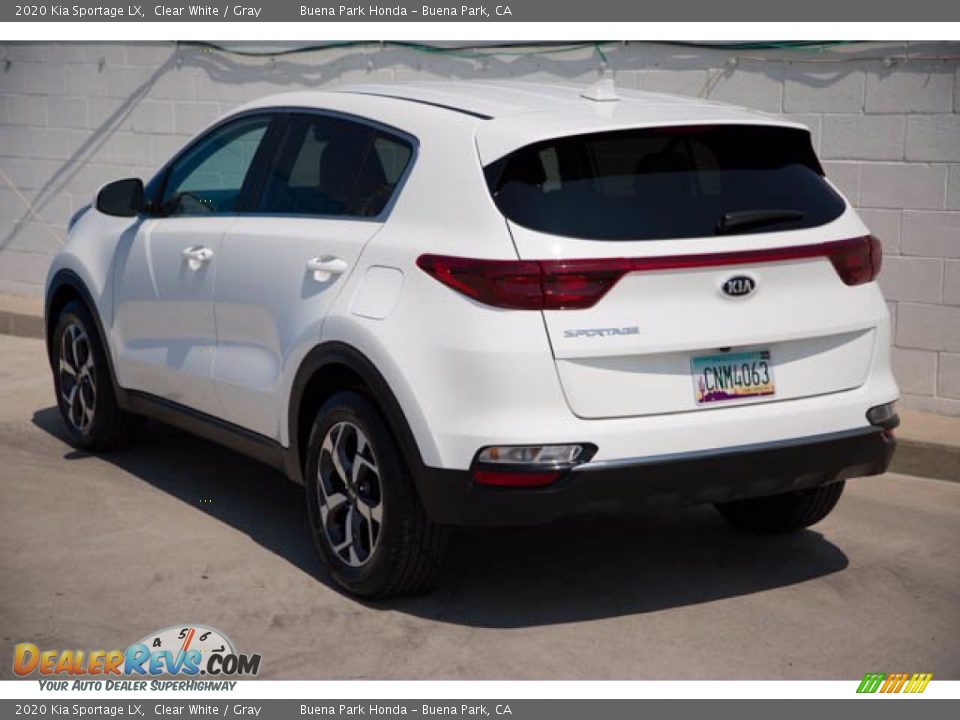 2020 Kia Sportage LX Clear White / Gray Photo #2