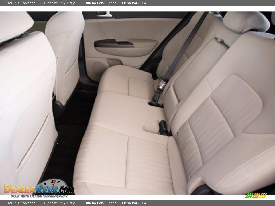 2020 Kia Sportage LX Clear White / Gray Photo #4