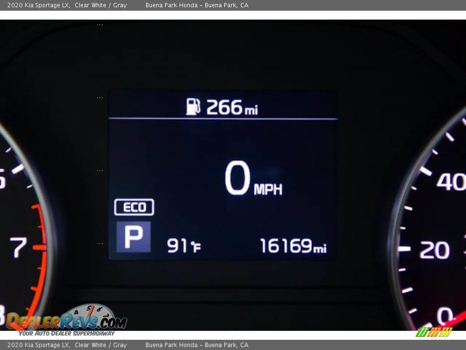 2020 Kia Sportage LX Clear White / Gray Photo #6