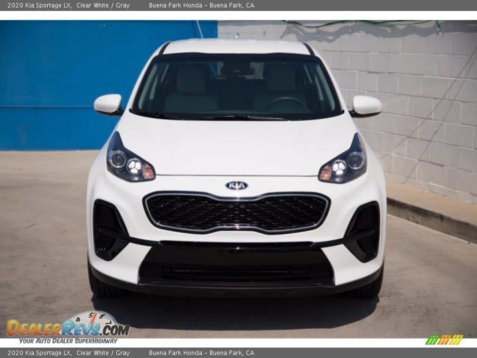 2020 Kia Sportage LX Clear White / Gray Photo #7