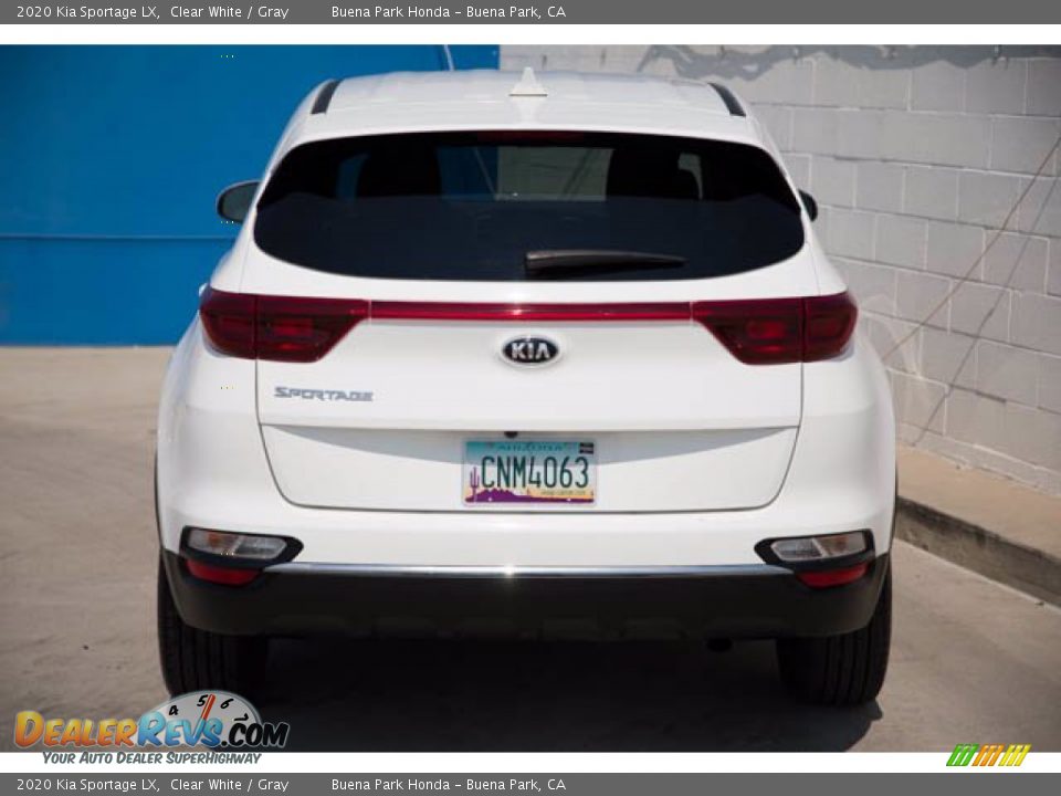 2020 Kia Sportage LX Clear White / Gray Photo #11