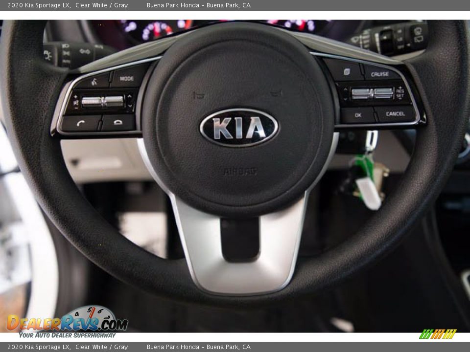 2020 Kia Sportage LX Clear White / Gray Photo #13