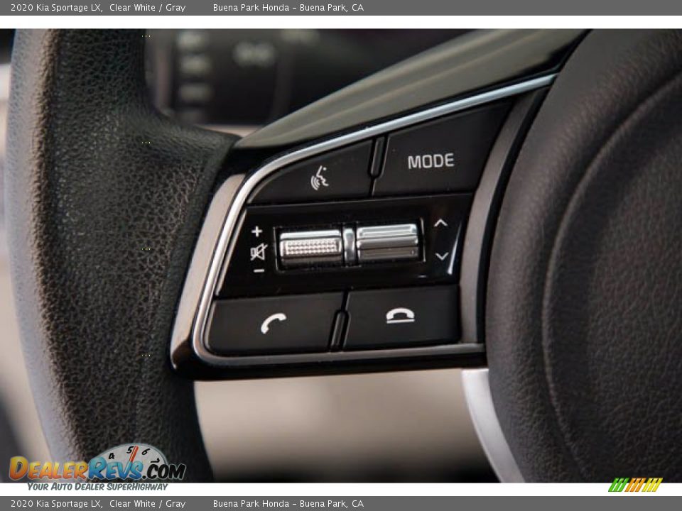 2020 Kia Sportage LX Clear White / Gray Photo #14