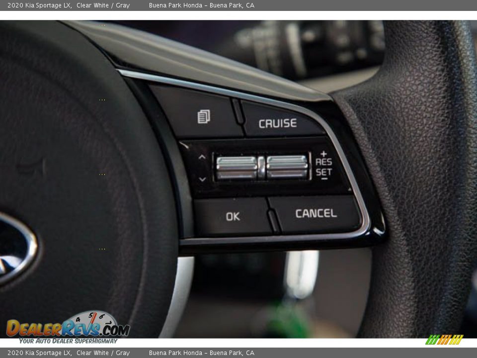2020 Kia Sportage LX Clear White / Gray Photo #15