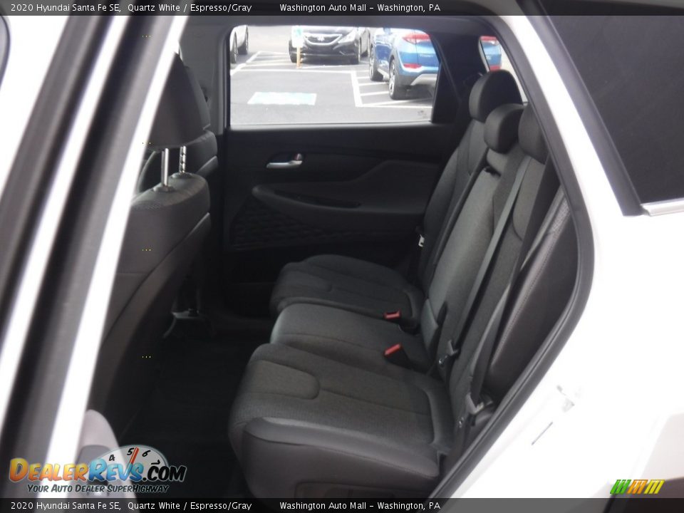2020 Hyundai Santa Fe SE Quartz White / Espresso/Gray Photo #23