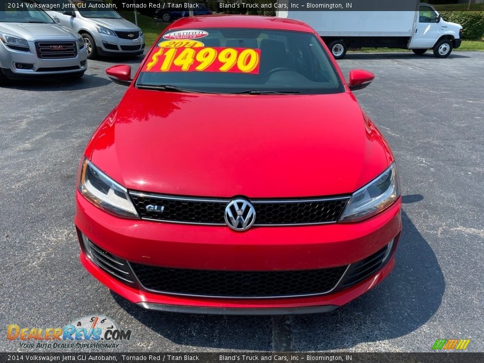 2014 Volkswagen Jetta GLI Autobahn Tornado Red / Titan Black Photo #3