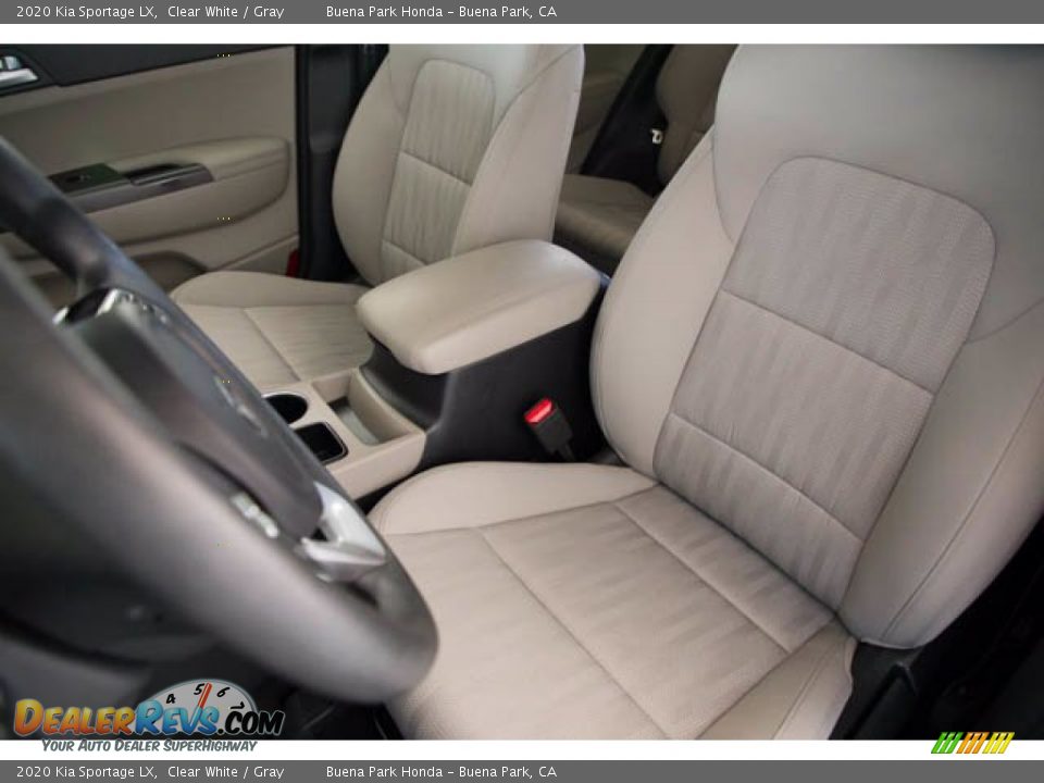 2020 Kia Sportage LX Clear White / Gray Photo #17