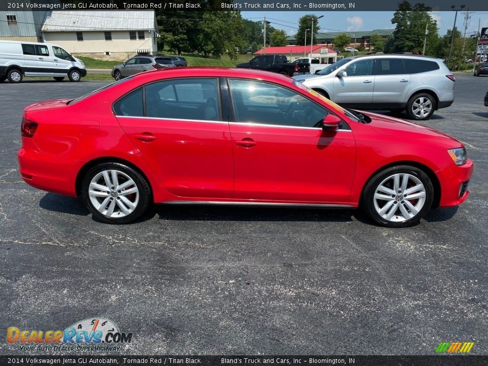 2014 Volkswagen Jetta GLI Autobahn Tornado Red / Titan Black Photo #5