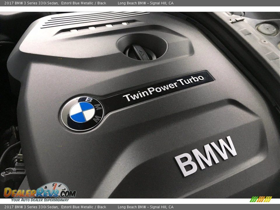 2017 BMW 3 Series 330i Sedan Estoril Blue Metallic / Black Photo #35
