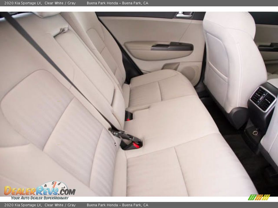 2020 Kia Sportage LX Clear White / Gray Photo #20