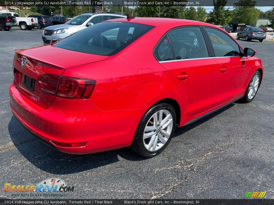 2014 Volkswagen Jetta GLI Autobahn Tornado Red / Titan Black Photo #6