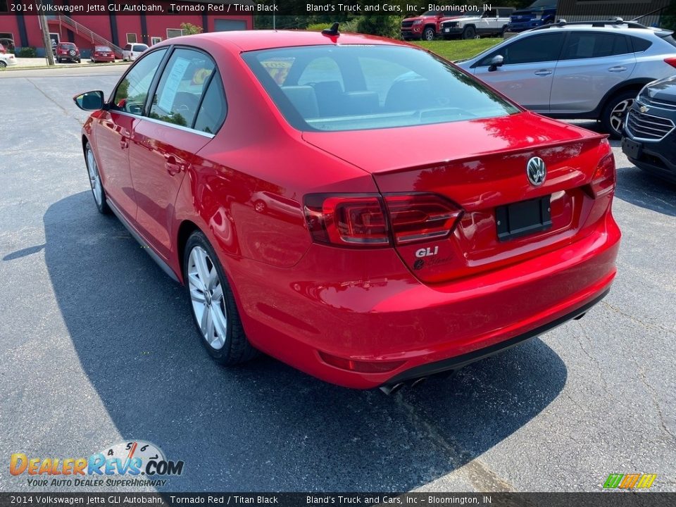 2014 Volkswagen Jetta GLI Autobahn Tornado Red / Titan Black Photo #8