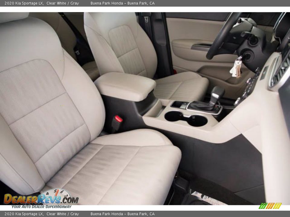 2020 Kia Sportage LX Clear White / Gray Photo #23