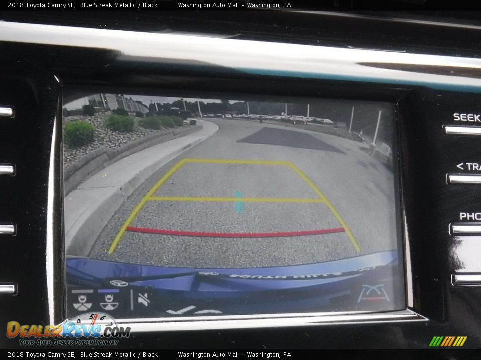2018 Toyota Camry SE Blue Streak Metallic / Black Photo #4