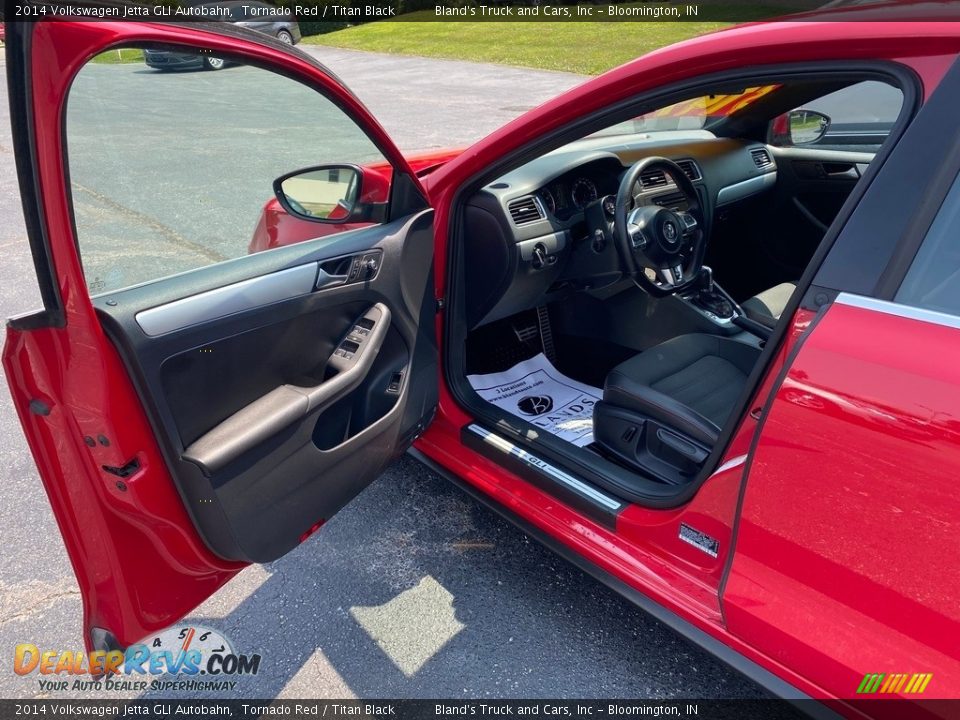 2014 Volkswagen Jetta GLI Autobahn Tornado Red / Titan Black Photo #11