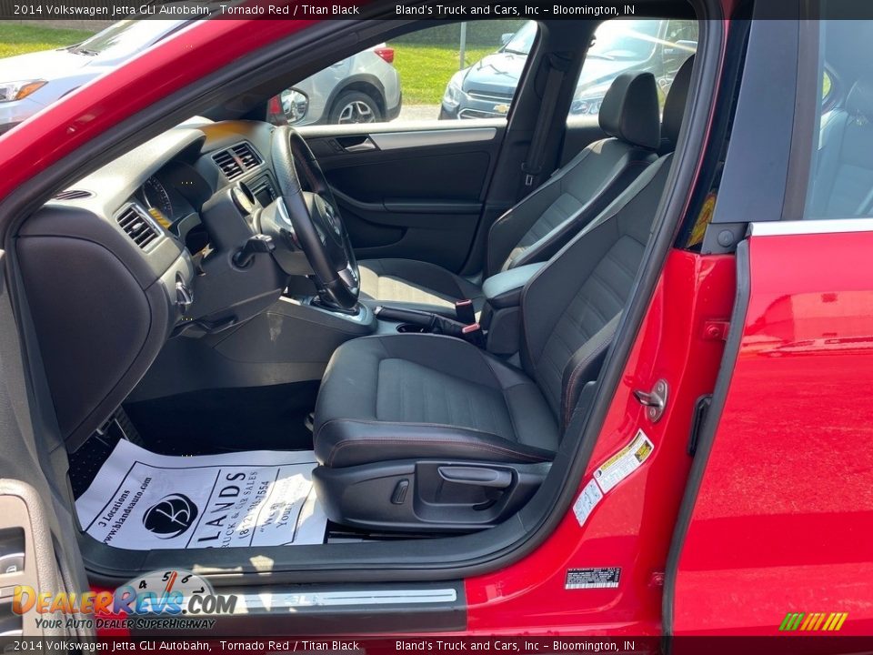 2014 Volkswagen Jetta GLI Autobahn Tornado Red / Titan Black Photo #13