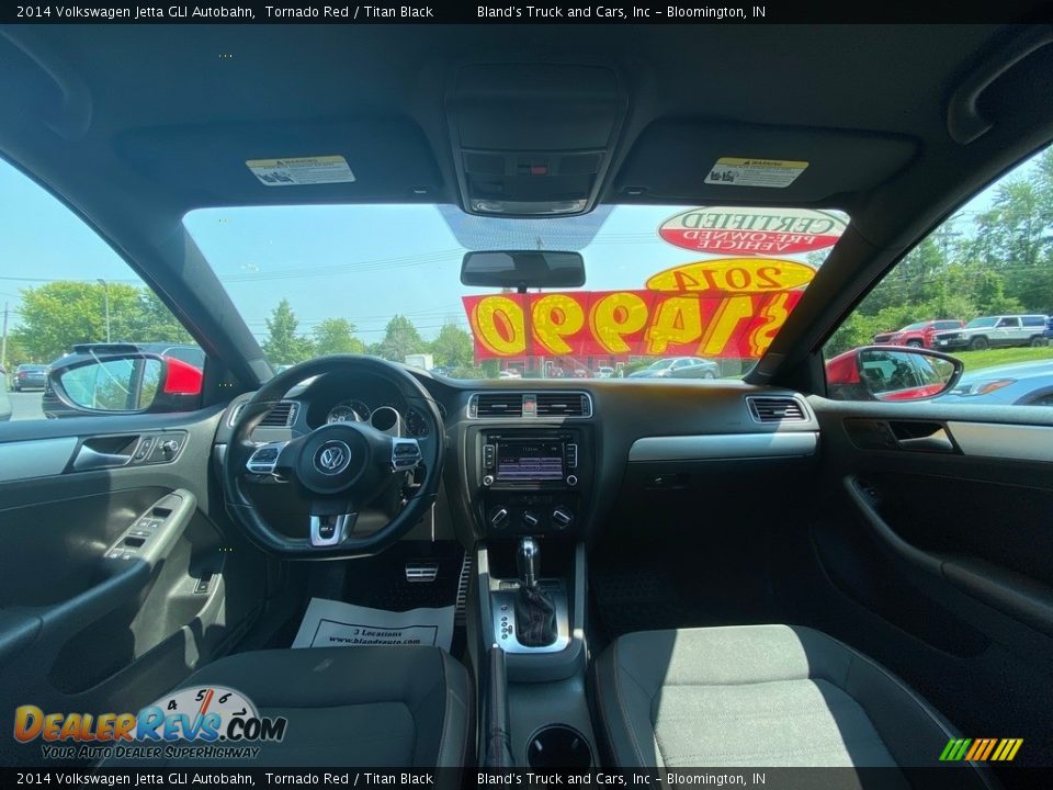 2014 Volkswagen Jetta GLI Autobahn Tornado Red / Titan Black Photo #15