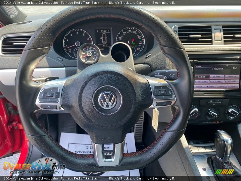 2014 Volkswagen Jetta GLI Autobahn Tornado Red / Titan Black Photo #16