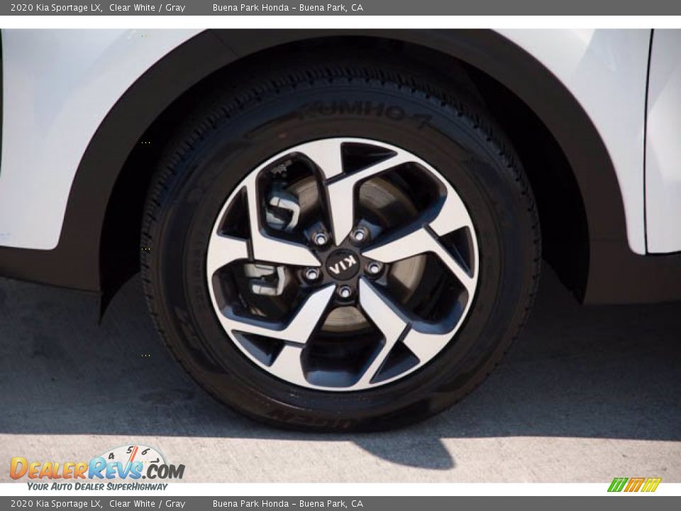 2020 Kia Sportage LX Clear White / Gray Photo #36