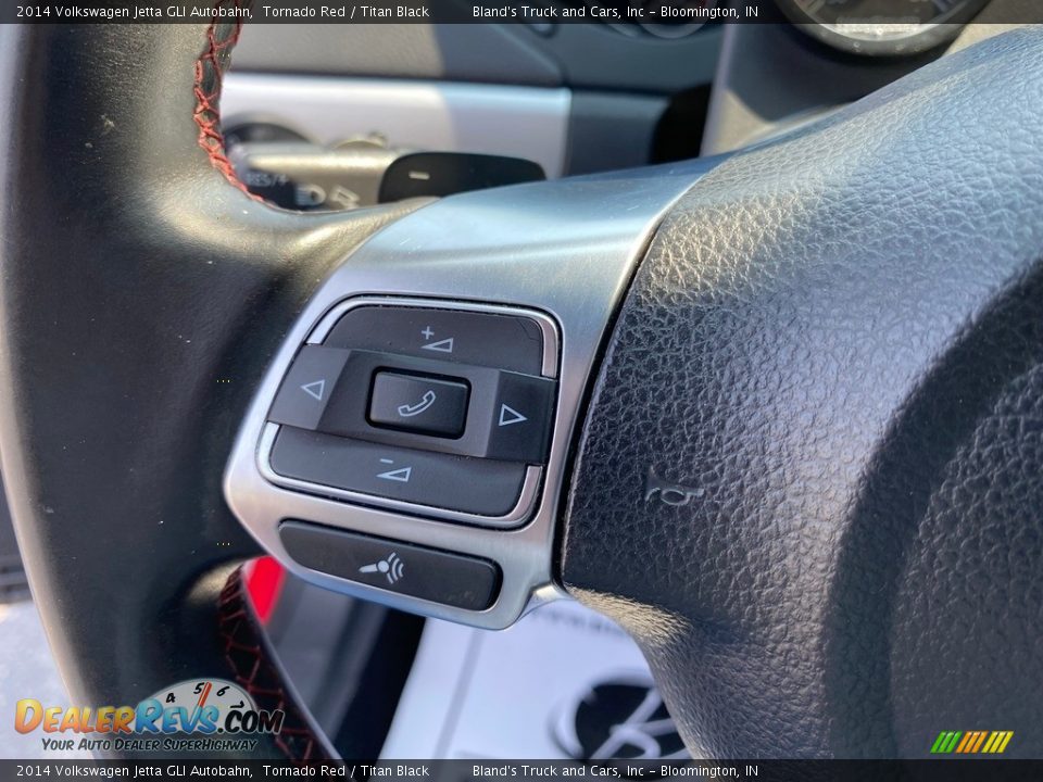 2014 Volkswagen Jetta GLI Autobahn Tornado Red / Titan Black Photo #18