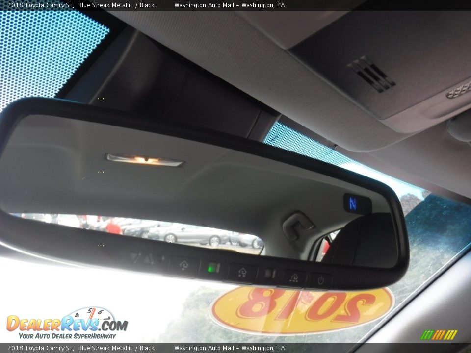 2018 Toyota Camry SE Blue Streak Metallic / Black Photo #21