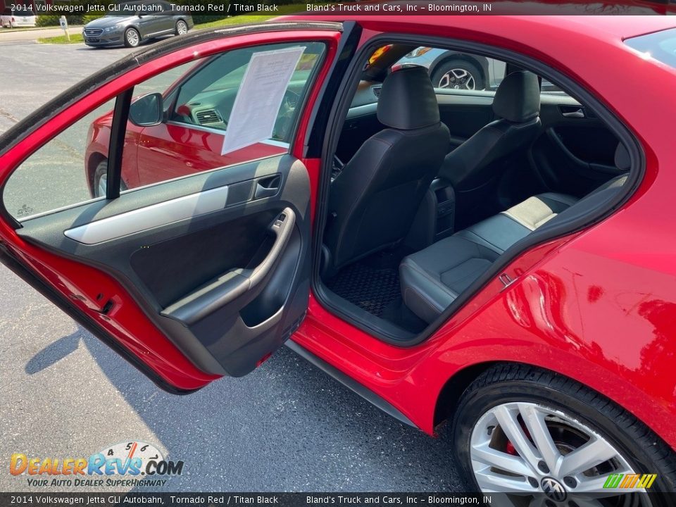 2014 Volkswagen Jetta GLI Autobahn Tornado Red / Titan Black Photo #29