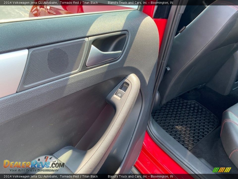2014 Volkswagen Jetta GLI Autobahn Tornado Red / Titan Black Photo #30