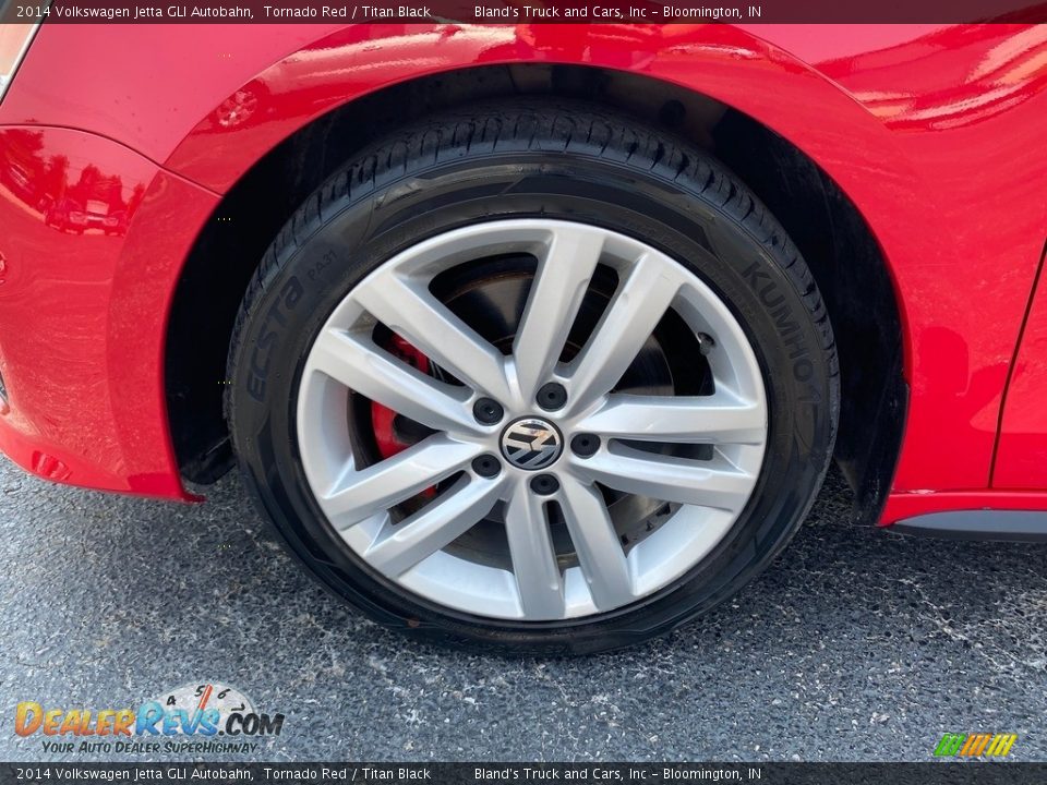 2014 Volkswagen Jetta GLI Autobahn Tornado Red / Titan Black Photo #32