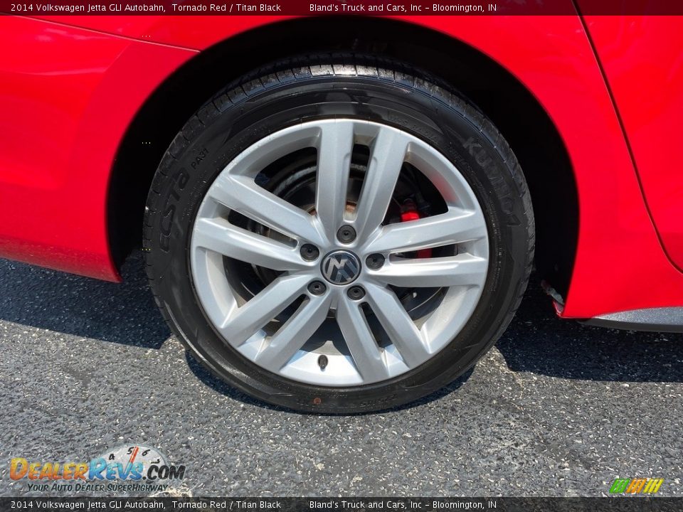 2014 Volkswagen Jetta GLI Autobahn Tornado Red / Titan Black Photo #34