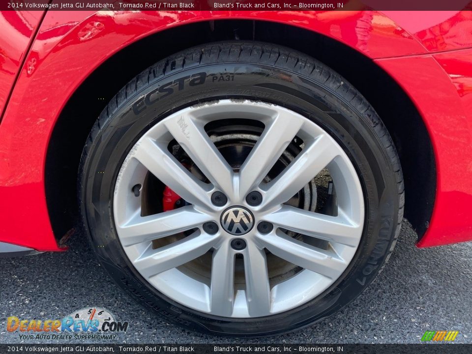 2014 Volkswagen Jetta GLI Autobahn Tornado Red / Titan Black Photo #35