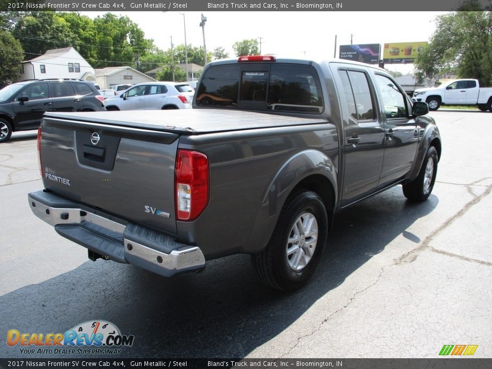 2017 Nissan Frontier SV Crew Cab 4x4 Gun Metallic / Steel Photo #4