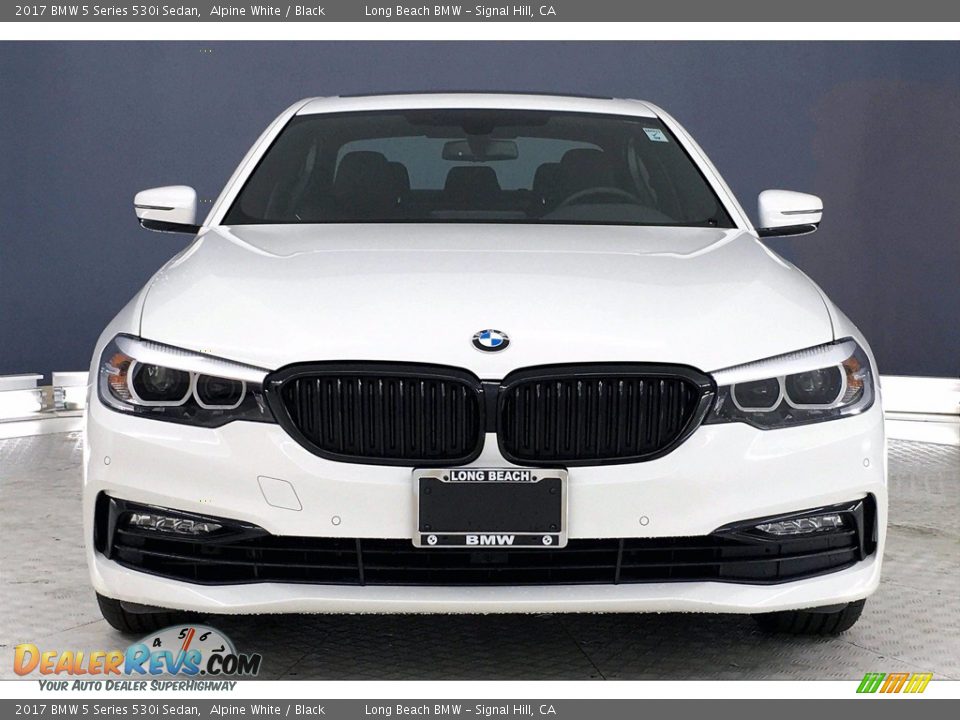 2017 BMW 5 Series 530i Sedan Alpine White / Black Photo #2