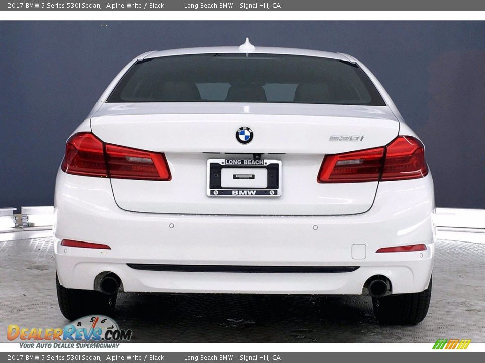 2017 BMW 5 Series 530i Sedan Alpine White / Black Photo #3
