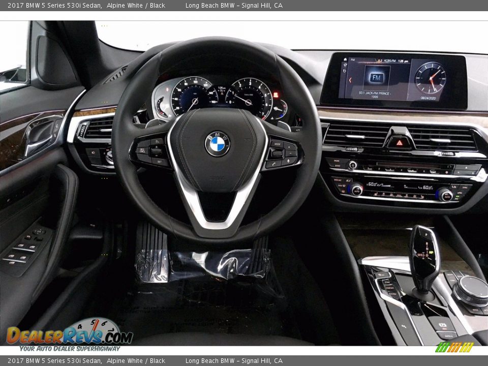 2017 BMW 5 Series 530i Sedan Alpine White / Black Photo #4
