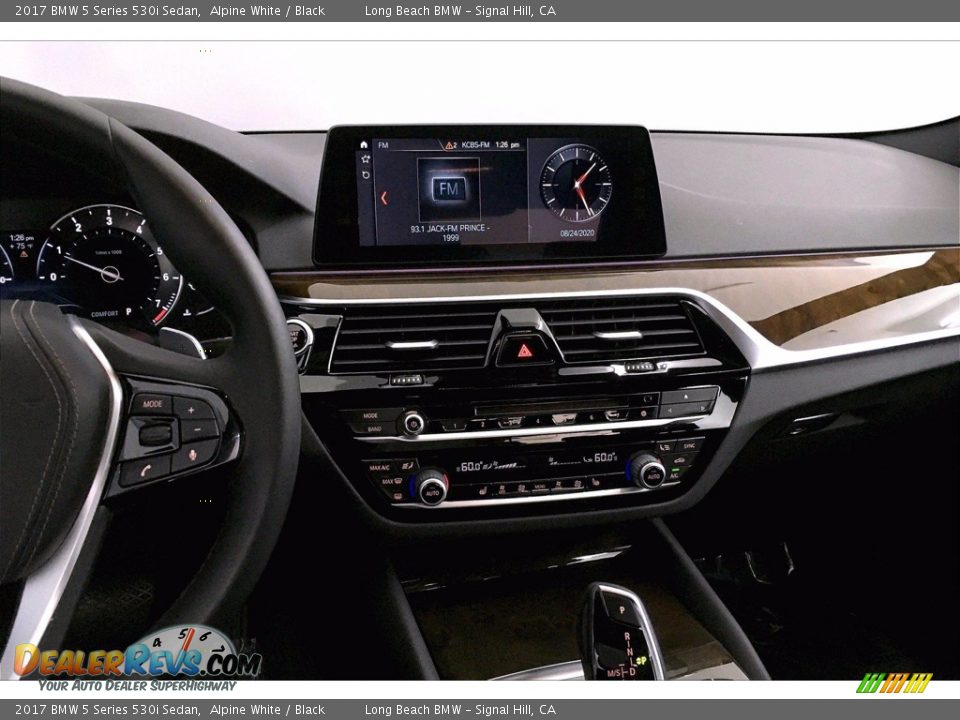 2017 BMW 5 Series 530i Sedan Alpine White / Black Photo #5