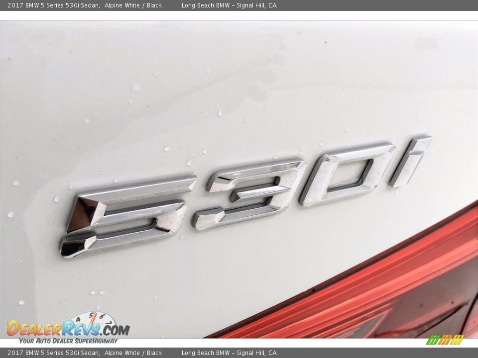 2017 BMW 5 Series 530i Sedan Alpine White / Black Photo #7