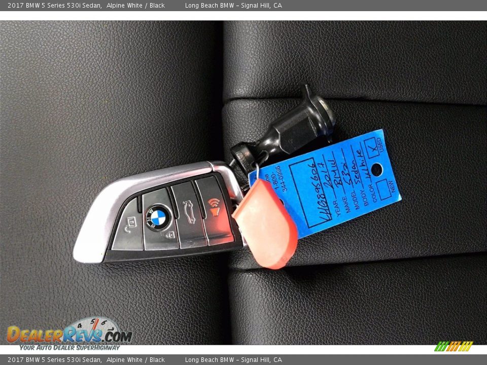 2017 BMW 5 Series 530i Sedan Alpine White / Black Photo #11