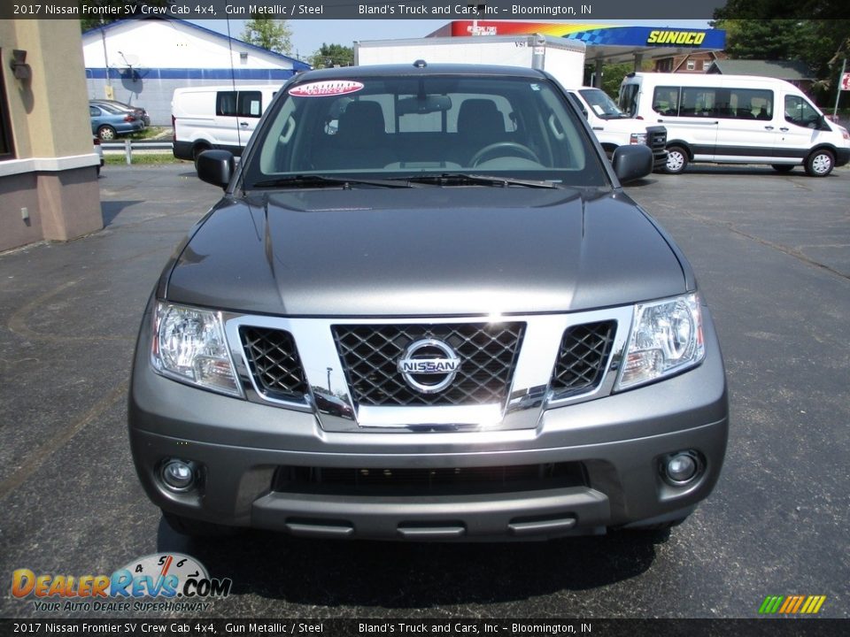 2017 Nissan Frontier SV Crew Cab 4x4 Gun Metallic / Steel Photo #24