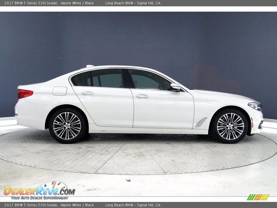2017 BMW 5 Series 530i Sedan Alpine White / Black Photo #14