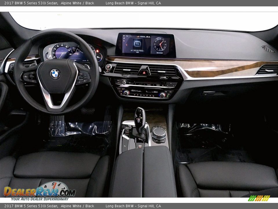 2017 BMW 5 Series 530i Sedan Alpine White / Black Photo #15