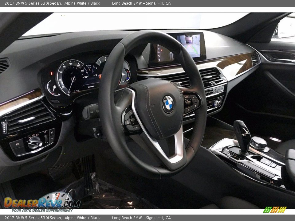 2017 BMW 5 Series 530i Sedan Alpine White / Black Photo #21