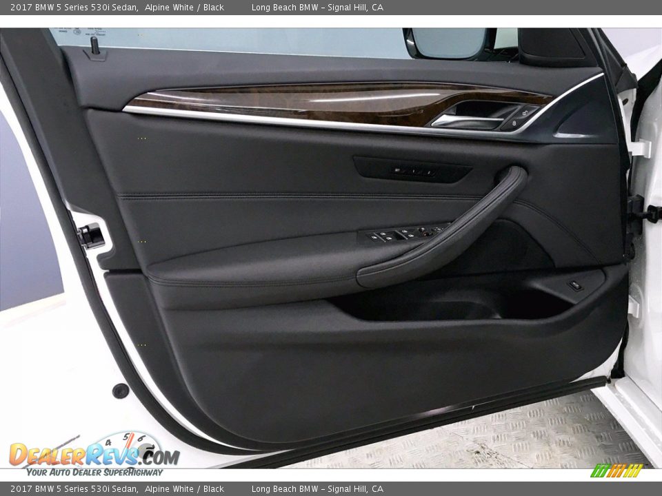 2017 BMW 5 Series 530i Sedan Alpine White / Black Photo #23